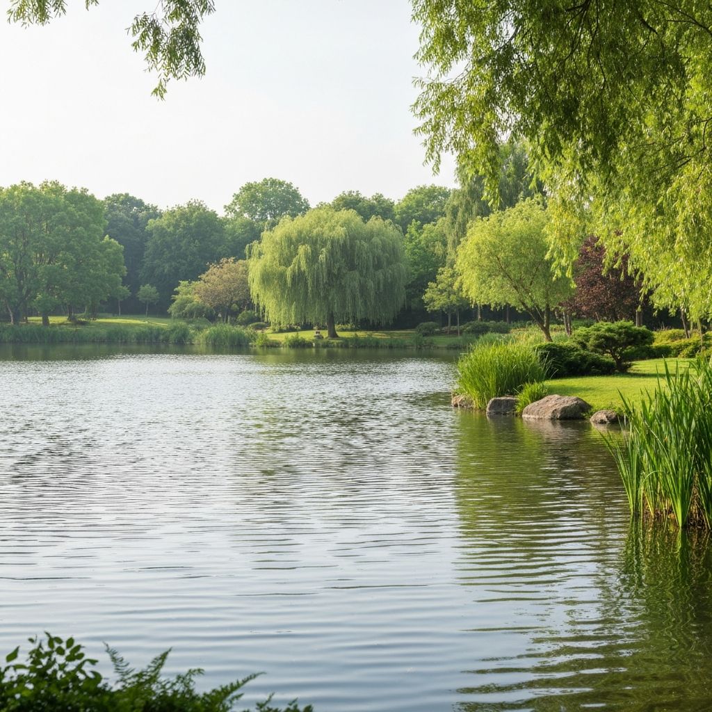 Serene nature landscape